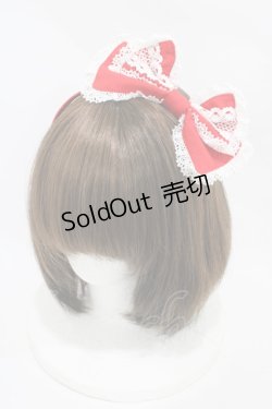 画像1: Angelic Pretty / リボンカチューシャ  レッド H-25-11-25-1001-AP-AC-NS-ZH