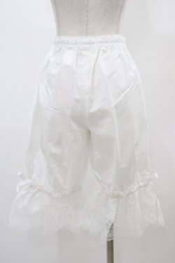 画像2: metamorphose / ラッセルレースドロワーズ Free オフホワイト H-25-11-25-1042-ME-PA-NS-ZH