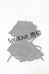 BABY,THE STARS SHINE BRIGHT / トーションレースお袖とめ  ブラック H-25-11-25-1007-BA-ZA-NS-ZH