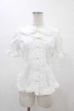 画像1: metamorphose / ピンタックブラウス Free オフ H-25-11-25-1046-ME-BL-NS-ZH