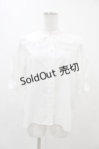 Alice Mashiro / うさ耳ブラウス L オフ H-25-11-25-1048-0-BL-NS-ZH