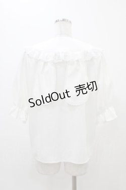 画像2: Alice Mashiro / うさ耳ブラウス L オフ H-25-11-25-1048-0-BL-NS-ZH