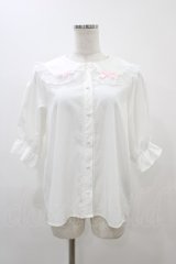 Alice Mashiro / うさ耳ブラウス L オフ/ピンク H-25-11-25-1049-0-BL-NS-ZH