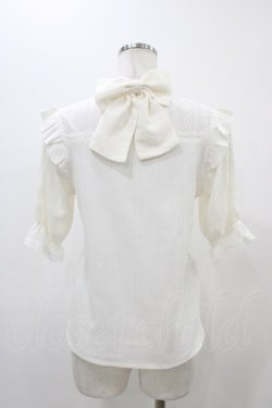 画像2: Amavel / バックリボンレース&テレコトップス Free オフ H-25-11-25-1050-CA-TO-NS-ZH