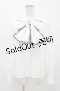 Jamie エーエヌケー / BIGリボンブラウス M オフ H-25-11-25-1051-LO-BL-NS-ZH