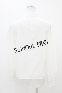 画像2: Jamie エーエヌケー / BIGリボンブラウス M オフ H-25-11-25-1051-LO-BL-NS-ZH