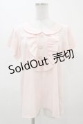 Ank Rouge / バックリボンブラウス M ピンク H-25-11-25-1053-CA-BL-NS-ZH