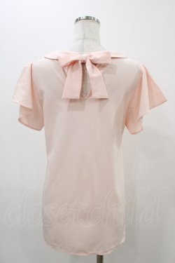 画像2: Ank Rouge / バックリボンブラウス M ピンク H-25-11-25-1053-CA-BL-NS-ZH
