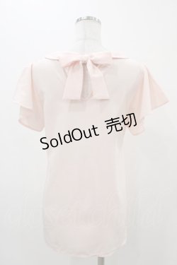 画像2: Ank Rouge / バックリボンブラウス M ピンク H-25-11-25-1053-CA-BL-NS-ZH