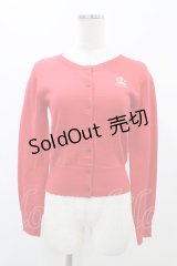 Angelic Pretty / ロイヤルクラウン刺繍カーディガン Free レッド H-25-11-25-1056-AP-TO-NS-ZH