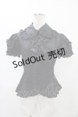 Angelic Pretty / トリプルリボンブラウス Free ブラック H-25-11-25-1057-AP-BL-NS-ZH