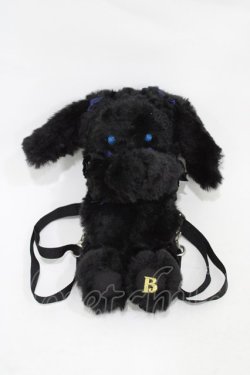 画像1: BABY,THE STARS SHINE BRIGHT / くまくみゃリュックミニミニ  ブラック H-25-11-25-1013-BA-AC-NS-ZH