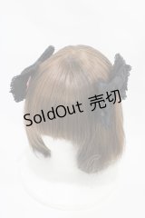 Angelic Pretty / はしごレースリボンコーム  ブラック H-25-11-25-1002-AP-AC-NS-ZH