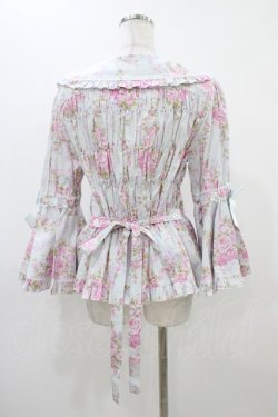 画像2: metamorphose / 【プラスサイズ】シャーロット丸襟姫袖ブラウス プラスサイズ ミント系 H-25-11-25-1015-ME-BL-NS-ZH