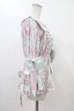 画像3: metamorphose / 【プラスサイズ】シャーロット丸襟姫袖ブラウス プラスサイズ ミント系 H-25-11-25-1015-ME-BL-NS-ZH