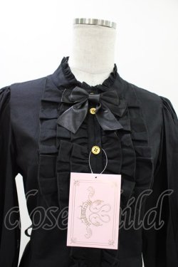 画像4: metamorphose / スタンドカラーピンタックフリルブラウス サイズ1 ブラック H-25-11-25-1017-ME-BL-NS-ZH