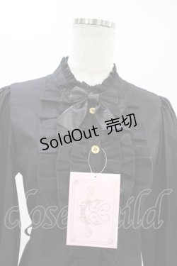 画像4: metamorphose / スタンドカラーピンタックフリルブラウス サイズ1 ブラック H-25-11-25-1017-ME-BL-NS-ZH