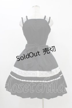 画像2: BABY,THE STARS SHINE BRIGHT / Sugary Floraジャンパースカート Free ブラック H-25-11-25-1020-BA-OP-NS-ZH