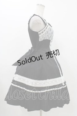 画像3: BABY,THE STARS SHINE BRIGHT / Sugary Floraジャンパースカート Free ブラック H-25-11-25-1020-BA-OP-NS-ZH