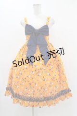metamorphose / Sweet Spooky Night ベビードールジャンパースカート サイズ1 オレンジ H-25-11-25-1021-ME-OP-NS-ZH