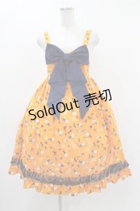 metamorphose / Sweet Spooky Night ベビードールジャンパースカート サイズ1 オレンジ H-25-11-25-1021-ME-OP-NS-ZH
