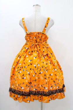 画像2: metamorphose / Sweet Spooky Night ベビードールジャンパースカート サイズ1 オレンジ H-25-11-25-1021-ME-OP-NS-ZH