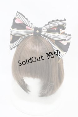 画像1: Angelic Pretty / Wonder Partyカチューシャ  ブラック H-25-11-25-1004-AP-AC-NS-ZH