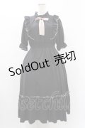 m petit by misako / NINA'SコラボAMハイショクメローワンピース M ブラック H-25-11-25-1023-LO-OP-NS-ZH