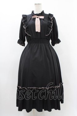 画像1: m petit by misako / NINA'SコラボAMハイショクメローワンピース M ブラック H-25-11-25-1023-LO-OP-NS-ZH