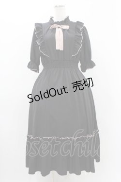 画像1: m petit by misako / NINA'SコラボAMハイショクメローワンピース M ブラック H-25-11-25-1023-LO-OP-NS-ZH