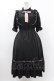 画像1: m petit by misako / NINA'SコラボAMハイショクメローワンピース M ブラック H-25-11-25-1023-LO-OP-NS-ZH (1)