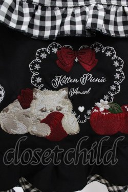 画像3: Amavel / Dreaming Kitten Picnicスカート Free ブラック H-25-11-25-1031-CA-SK-NS-ZH