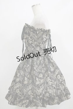 画像2: Millefleurs / ジャガードコルセット＆スカート  ブラック H-25-11-25-001-EL-OP-KB-ZH