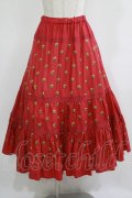 Jane Marple Dans Le Salon / Granny’s buttons tiered skirt  ローズ H-25-11-25-006-JM-SK-KB-ZH