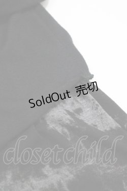 画像4: ALGONQUINS / ドレープレイヤード風カットソー  ブラック H-25-11-25-055-AL-TO-KB-ZH