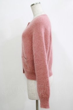 画像2: Jane Marple Dans Le Salon / Kid mohair bolero cardigan  ピンク H-25-11-25-057-JM-TO-KB-ZH