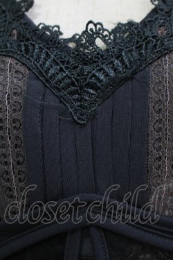 画像4: OZZ ANGELO / チュール重ね総柄カットソー  グレー H-25-11-25-060-OO-TO-KB-ZH