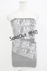 SEX POT ReVeNGe / サラシベアトップ  黒 H-25-11-25-066-SP-TO-KB-ZH