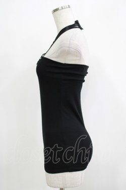 画像2: SEX POT ReVeNGe / クロスホルターキャミ  黒 H-25-11-25-068-SP-TO-KB-ZT1127J