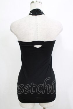 画像3: SEX POT ReVeNGe / クロスホルターキャミ  黒 H-25-11-25-068-SP-TO-KB-ZT1127J