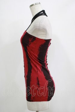 画像2: SEX POT ReVeNGe / クロスホルターキャミ  黒×赤 H-25-11-25-069-SP-TO-KB-ZT1127J