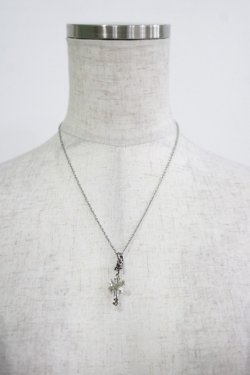 画像2: DEAL DESIGN / 2020HALLOWEENクロスネックレス  シルバー H-25-11-25-072-SL-AC-KB-ZH