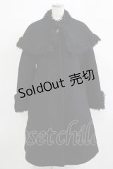 Jane Marple / ケープ付きコート  ブラック H-25-11-25-008-JM-CO-KB-ZH