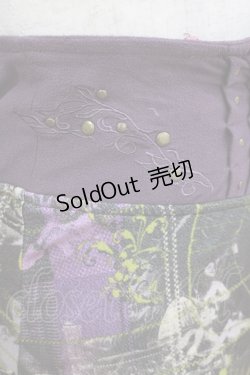 画像5: OZZ ANGELO / 総柄スカート  パープル H-25-11-25-011-OO-SK-KB-ZH