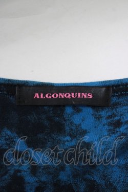 画像5: ALGONQUINS / イレギュラースリットロングワンピース  青 H-25-11-25-013-AL-OP-KB-ZT1127J