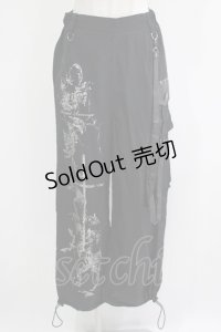 SEX POT ReVeNGe / フェイクレザー切替パンツ M ブラック H-25-11-25-016-SP-PA-KB-ZH