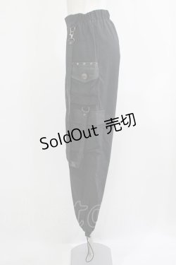 画像2: SEX POT ReVeNGe / フェイクレザー切替パンツ M ブラック H-25-11-25-016-SP-PA-KB-ZH