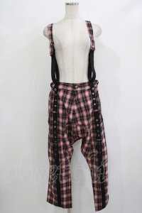 ALGONQUINS / サスベルト付サルエルパンツ  赤 H-25-11-25-017-AL-PA-KB-ZH