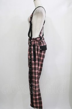 画像2: ALGONQUINS / サスベルト付サルエルパンツ  赤 H-25-11-25-017-AL-PA-KB-ZH