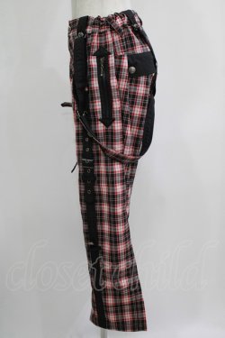 画像5: ALGONQUINS / サスベルト付サルエルパンツ  赤 H-25-11-25-017-AL-PA-KB-ZH